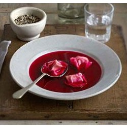 Beetroot Soup with Mushroom